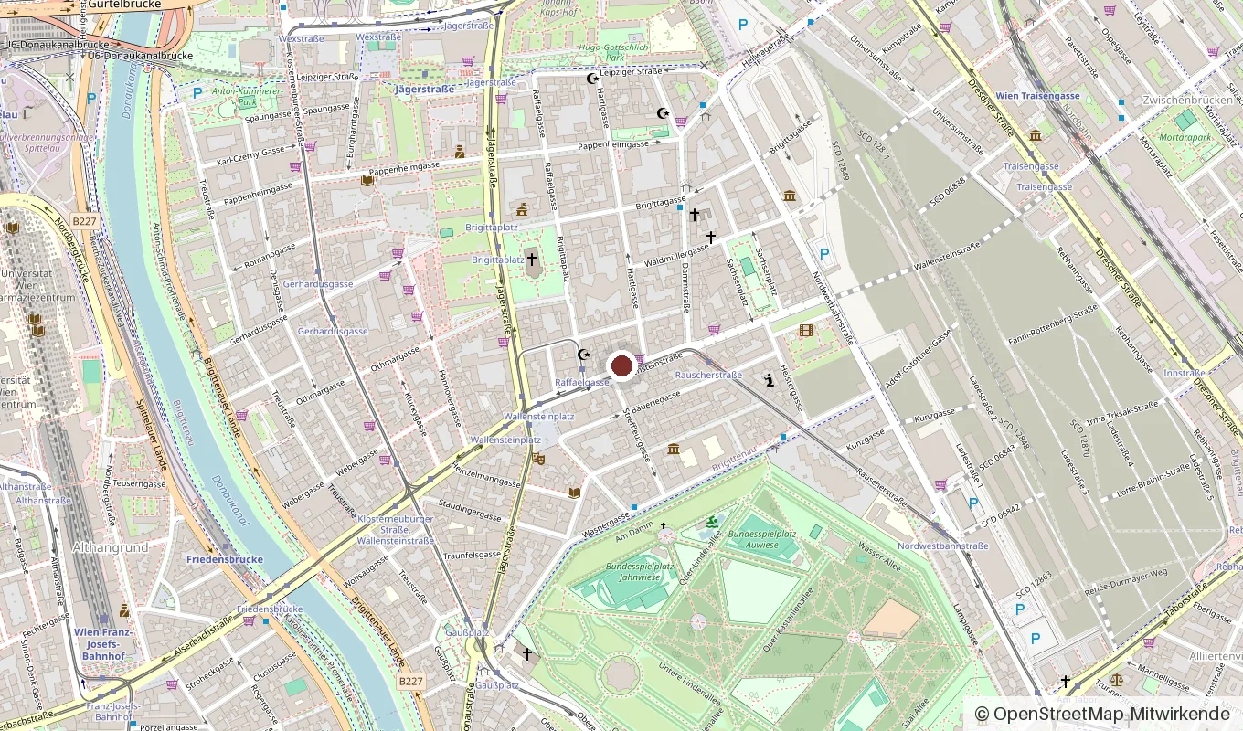 Karte: Wallensteinstraße 43, 1200 Wien